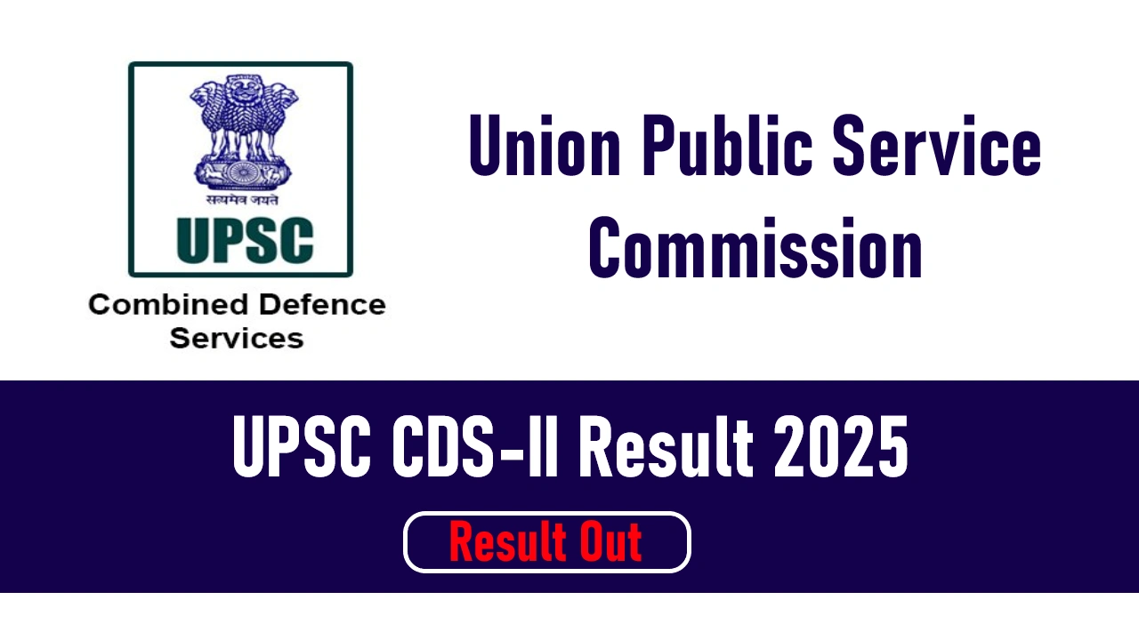 UPSC CDS-II Result 2025